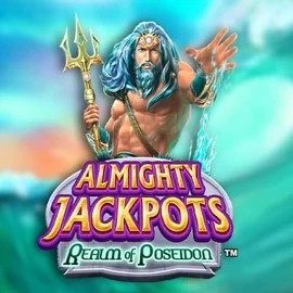 Official Jackpots logo: Almighty Jackpots – Realm of Poseidon by Novomatic at Prive Casino