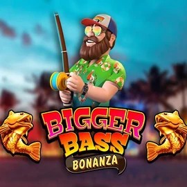 Bigger Bass Bonanza online game logo by Pragmatic Play on privescasino.com