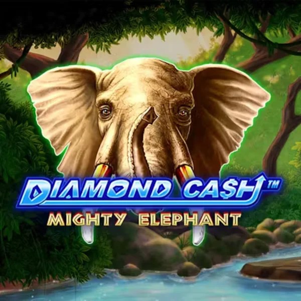 Diamond Cash Mighty Elephant slot visual from Greentube available on privescasino.com