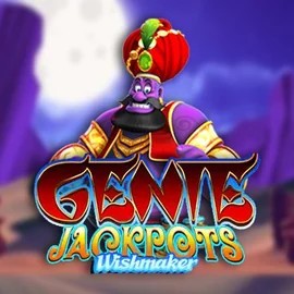 Genie Jackpots Wishmaker online game logo by Blueprint Gaming on privescasino.com