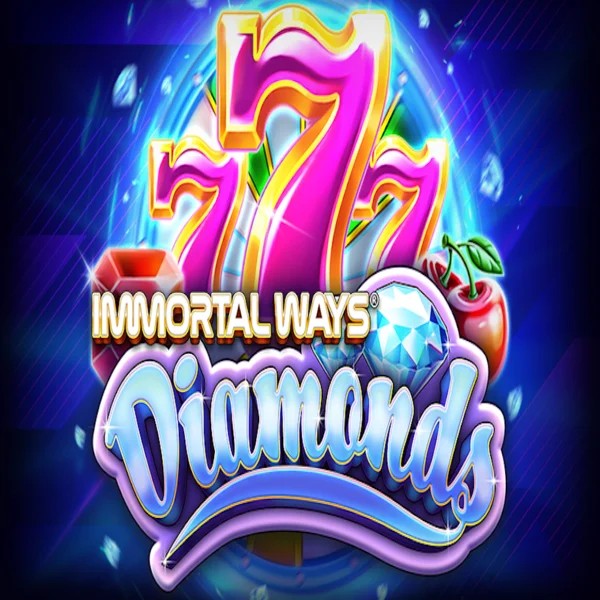 Immortal Ways Diamonds slot logo by RubyPlay at Prive Casino