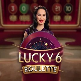 Lucky 6 Roulette slot logo by Pragmatic Play at Prive Casino