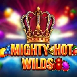 Mighty Hot Wilds slot logo by Inspired Gaming at Prive Casino