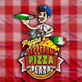 Peppe’s Pepperoni Pizza Plaza slot logo by Pragmatic Play at Prive Casino