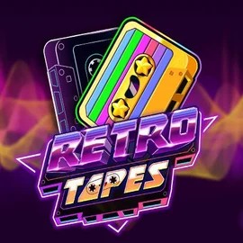 Retro Tapes slot logo by Push Gaming at Prive Casino