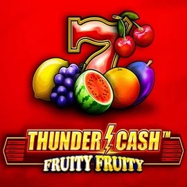 Thunder Cash Fruity Fruity online game logo by Novomatic on privescasino.com