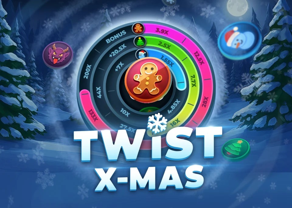 Twist X-mas logo – Casino Games by InOut at Prive Casino
